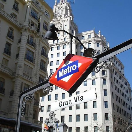 Flat For Groups 8 People In Gran Via-Cgrac4 Apartment Madrid Bagian luar foto